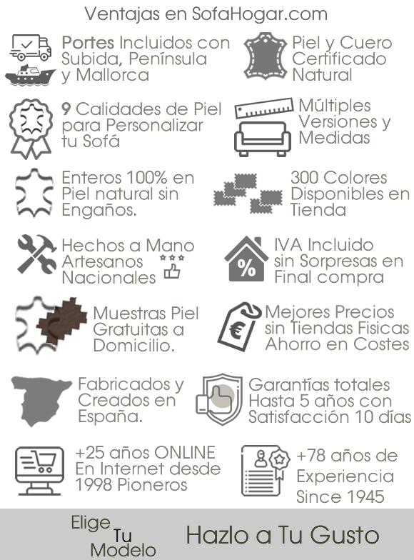 Sofás de piel